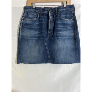 Rag & Bone New York Hayden Women's 29 Blue Denim Raw Hem Medium Wash NWT